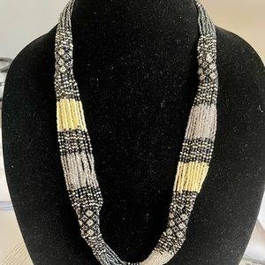 NWOT 16 Strand Southwest Neutral Beaded Necklace